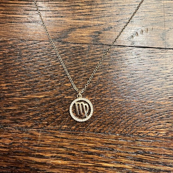 Virgo Gold Necklace - Picture 2 of 3